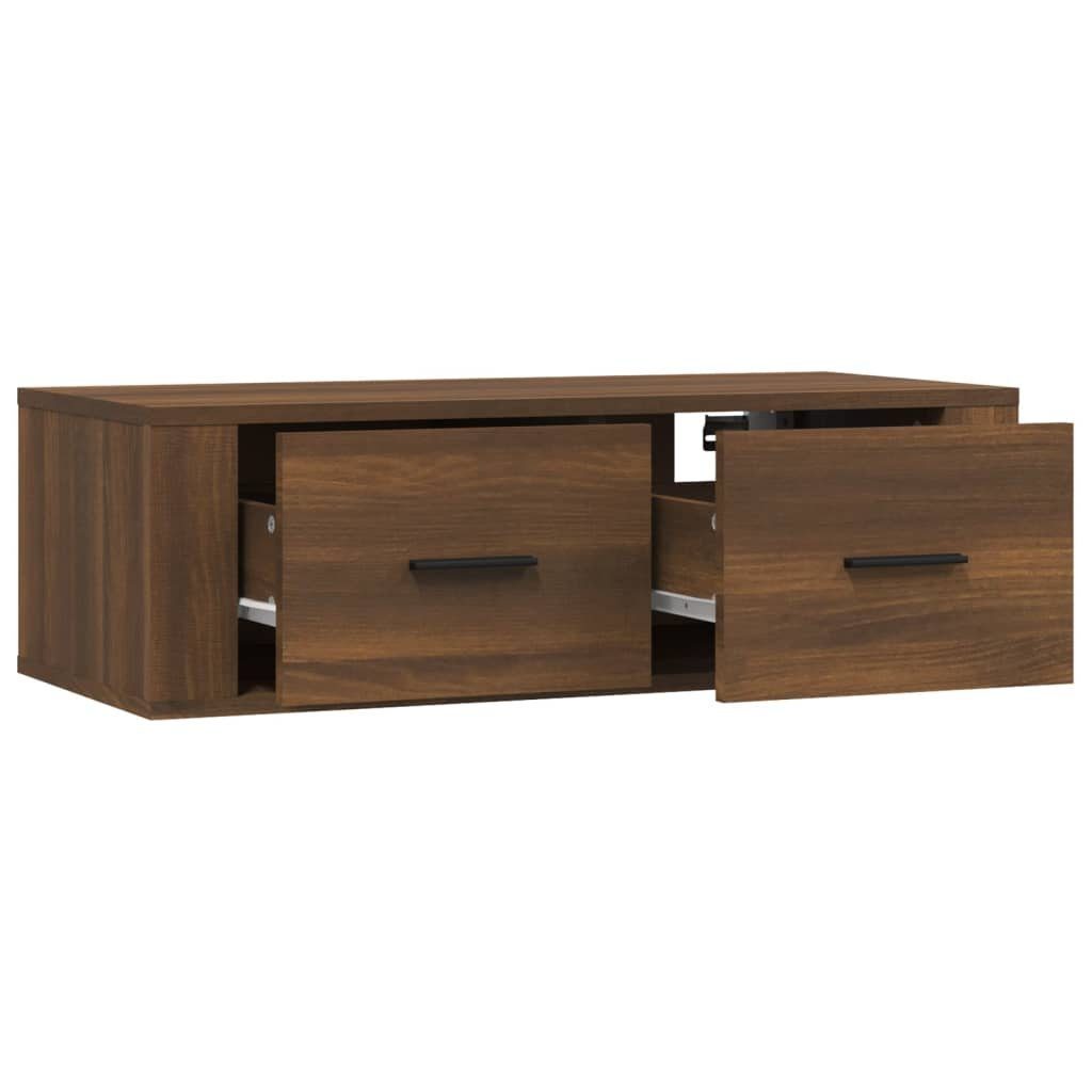 furnicato TV-Schrank TV-Wandschrank Braun Eichen-Optik cm 80x36x25 Holzwerkstoff