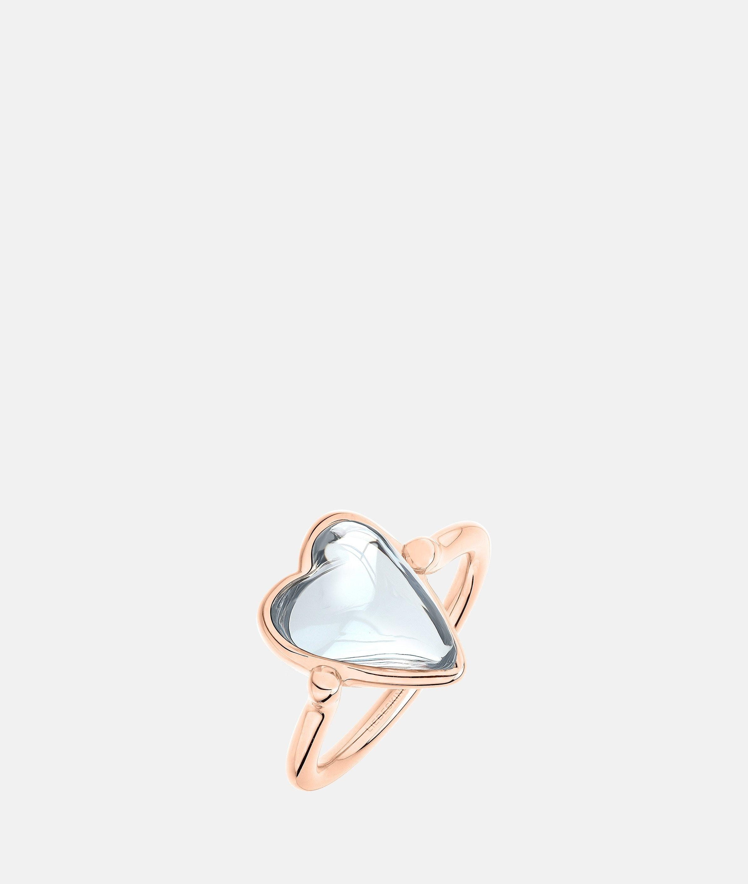 Liebeskind Berlin Fingerring Schmuck Geschenk Glass Heart Ring, mit Glasste günstig online kaufen