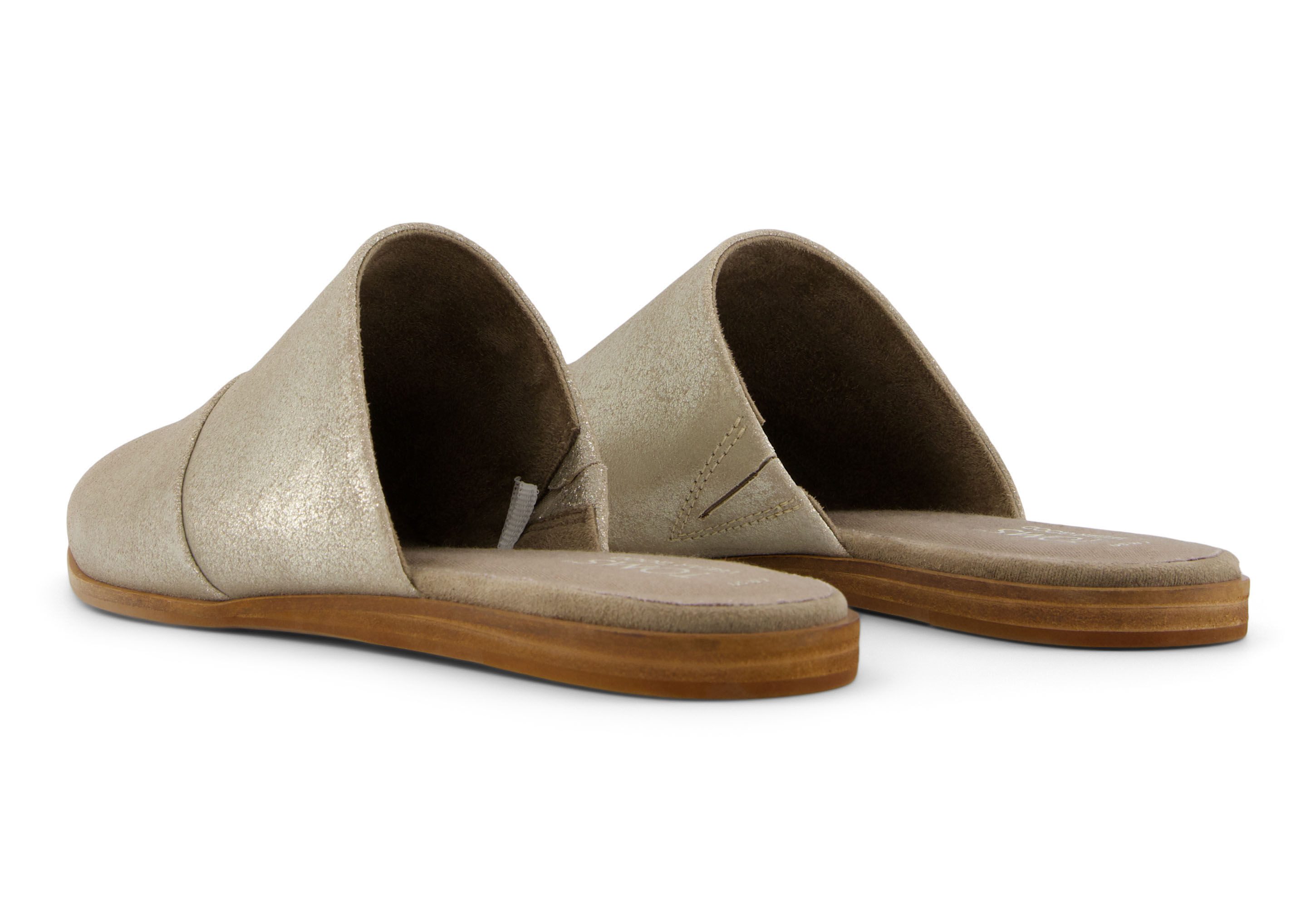 TOMS Jade Dune Veloursleder Hausschuh