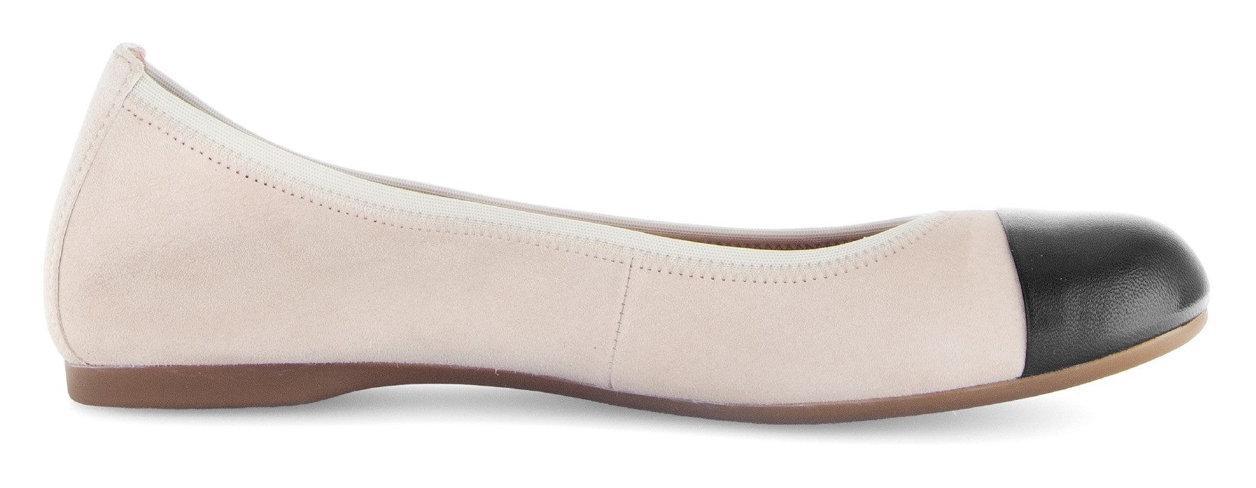 Gabor Ballerina, Blockabsatz, Schlupfschuh, Businesschuh mit Kontrastbesatz günstig online kaufen