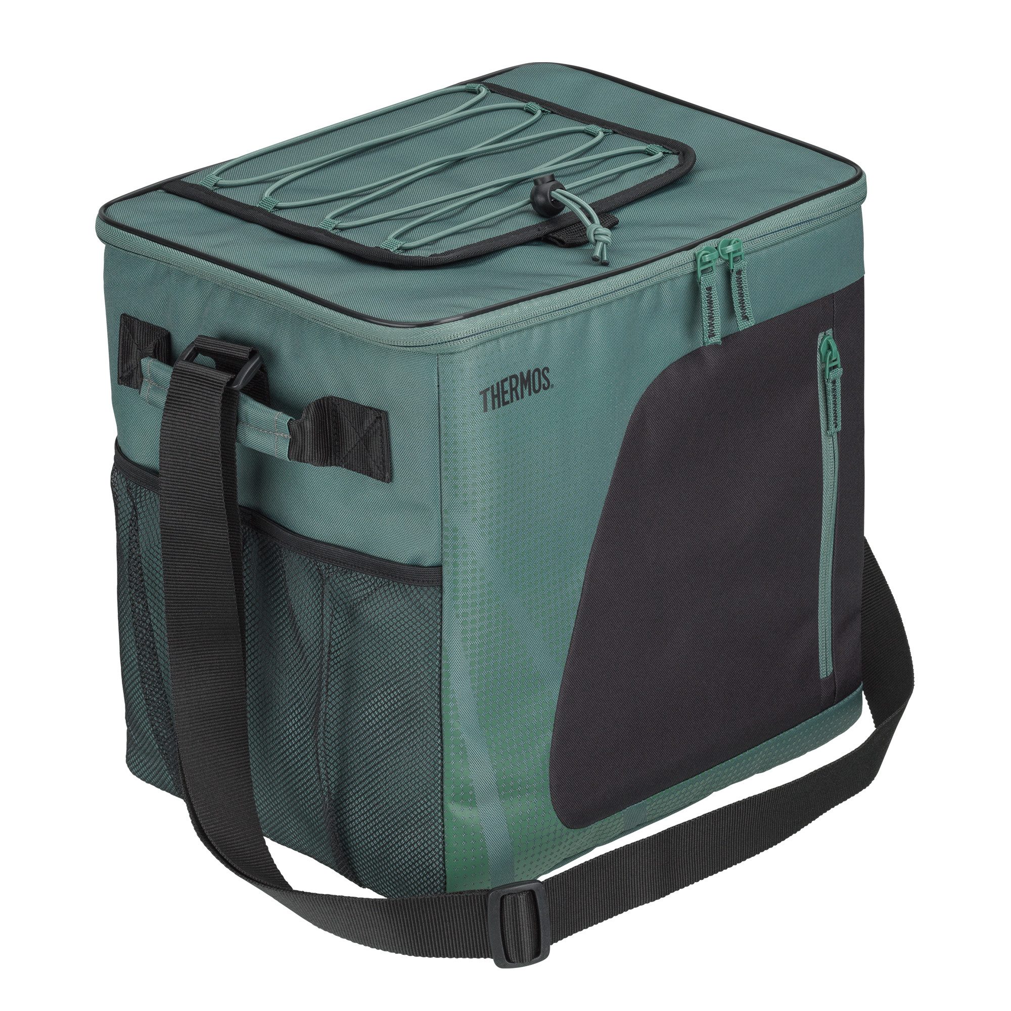 THERMOS Kühltasche ICON Cooler mit praktischen Tragenetzen, 30 l, IsoTec Premium-Schichtisolierung, verstellbarer Tragegurt