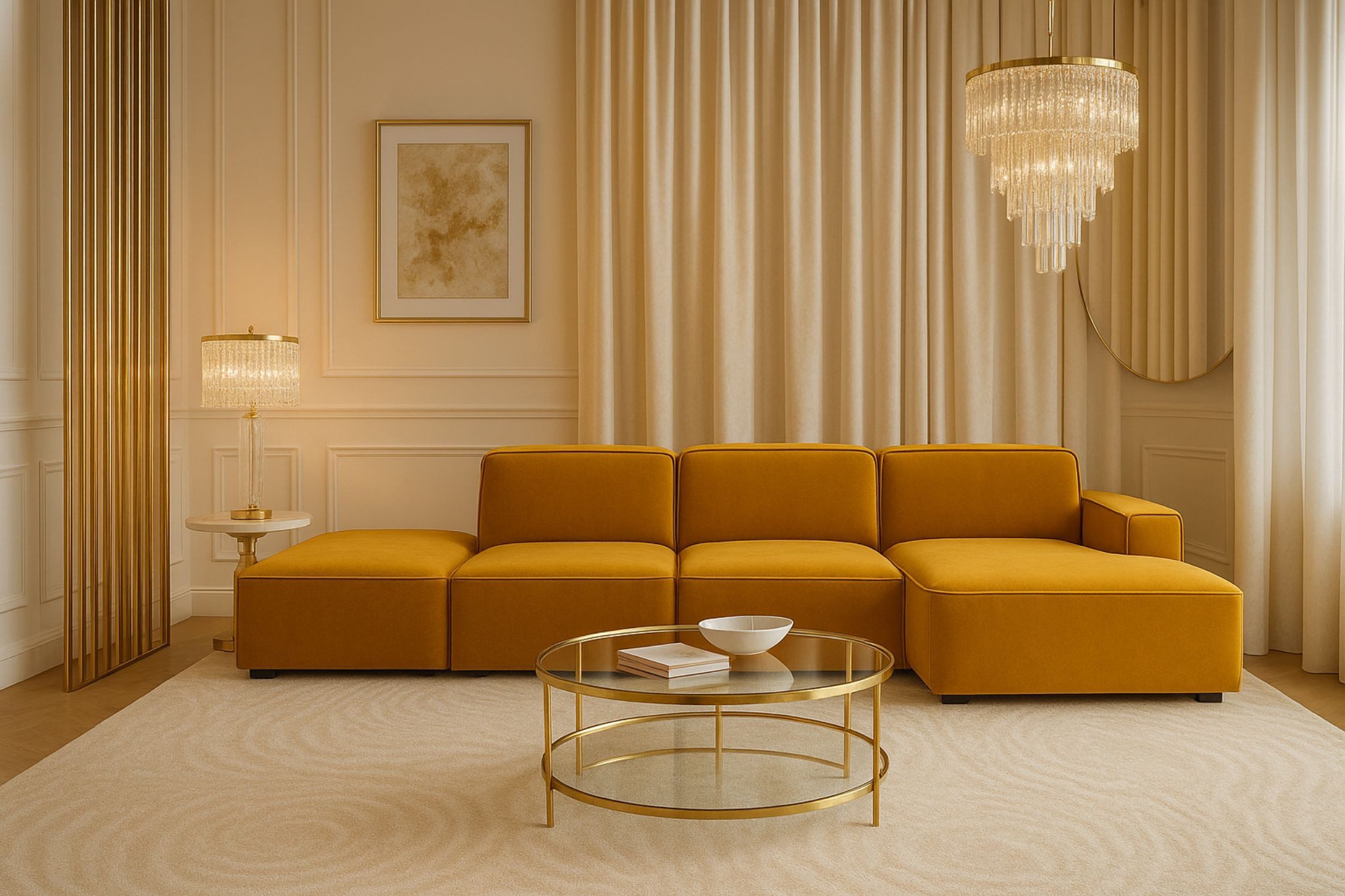 Ecksofa Ecksofa Cursal – modulares L-Sofa mit großzügigem Design