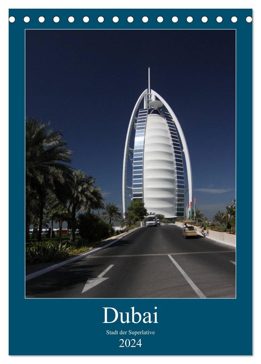 CALVENDO Wandkalender Dubai (Tischkalender 2024 DIN A5 hoch), CALVENDO Monatskalender