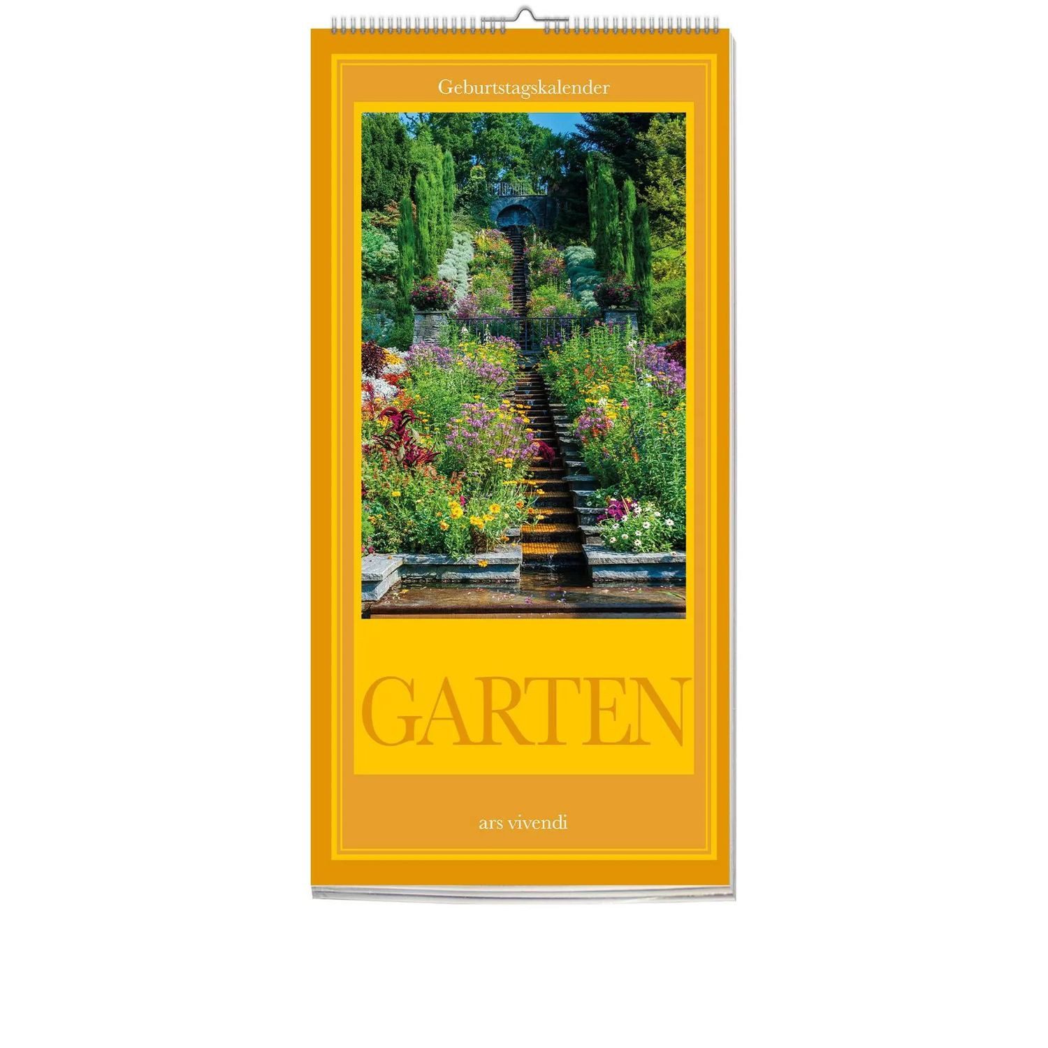 ars vivendi Geburtstagskalender Garten