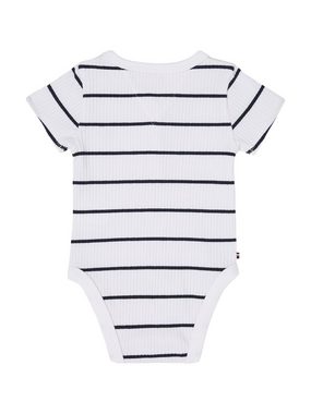 Tommy Hilfiger Kurzarmbody BABY STRIPED RIB BODY S/S Baby bis 2 Jahre