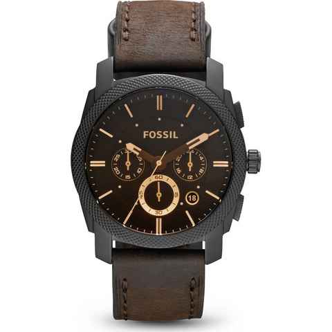 Fossil Chronograph Fossil Herren-Uhren Analog Quarz