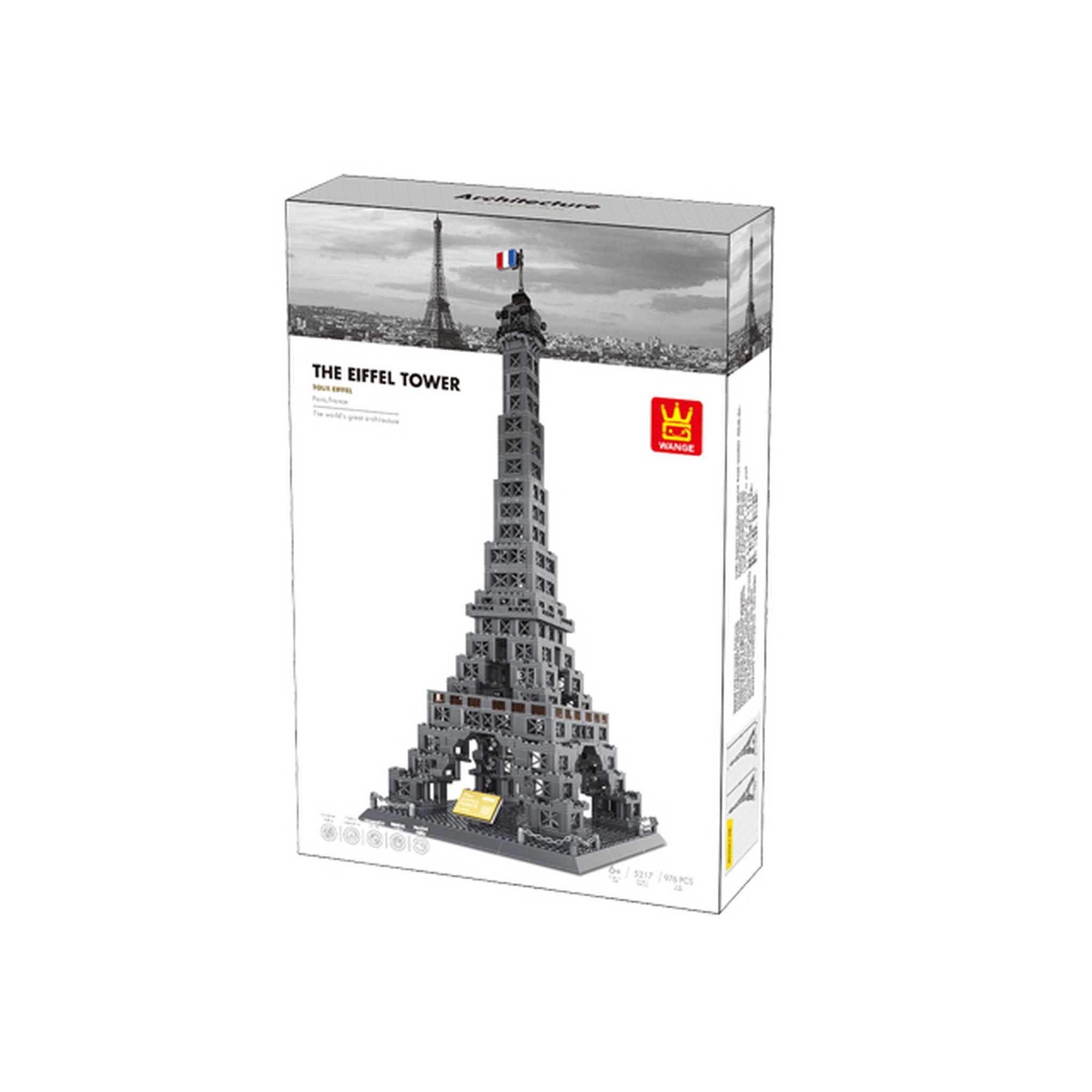 Wange 5217 - Eifelturm (Wange) Spielbausteine, (976 St)