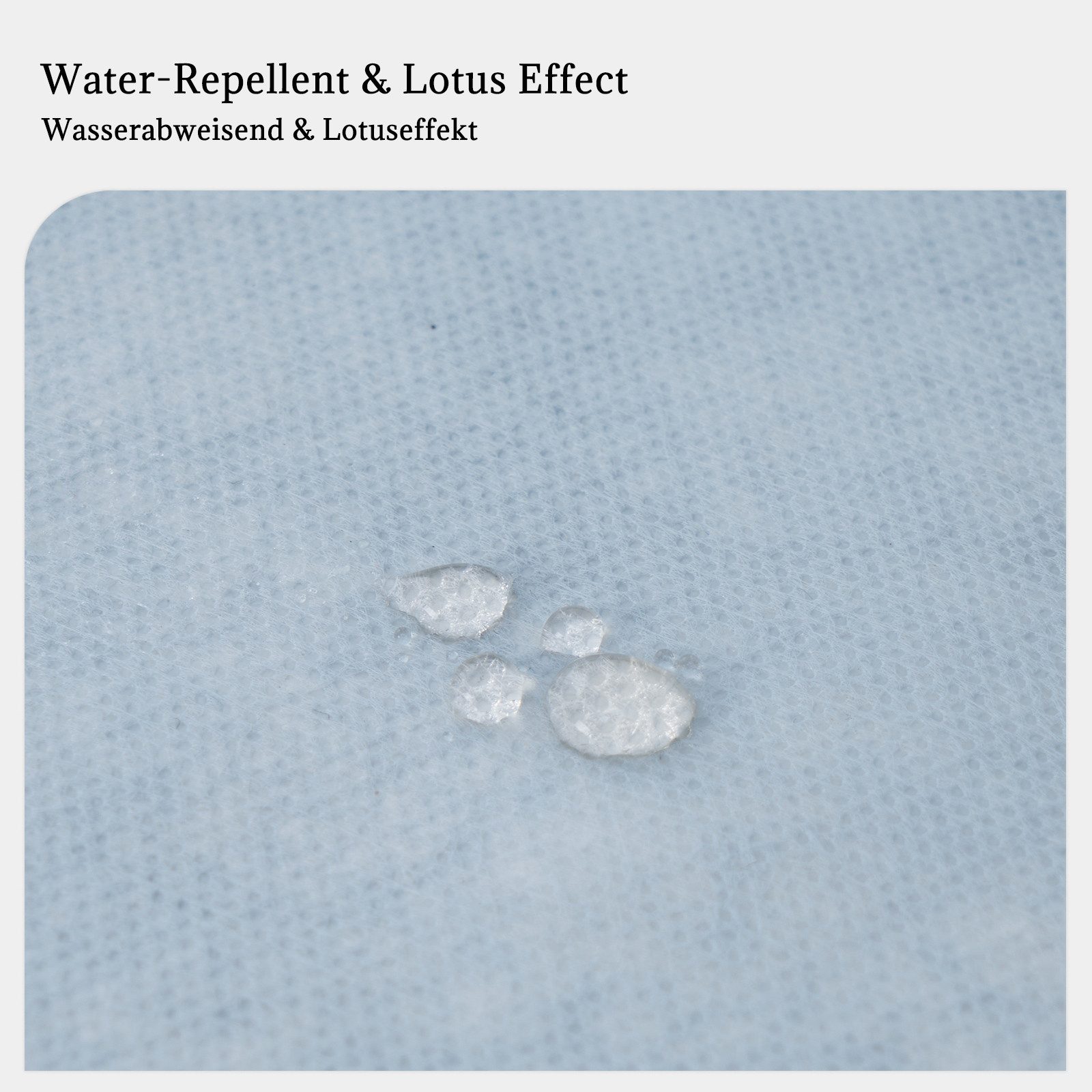 Simurq Tischdecke - Einweg Tischdeckenrolle in 1,18 x 25 m (Stoffähnliches Vlies Tischdecke Rolle - Tischdeko), Hochwertige Meterware Tischtuch für Hochzeit, Geburtstag oder Party