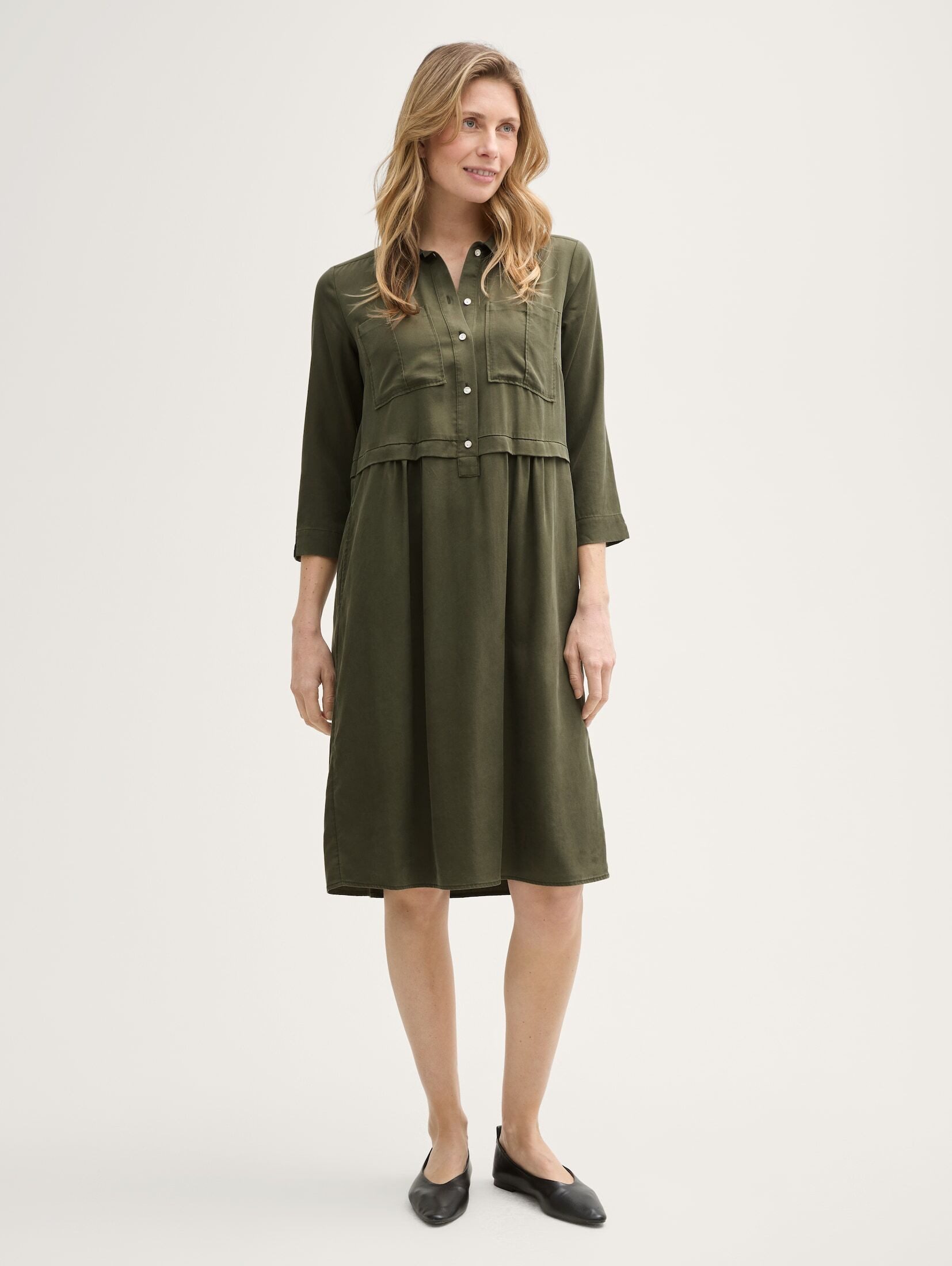 TOM TAILOR Sommerkleid Платья & Jumpsuits Blusenkleid im Utility-Look