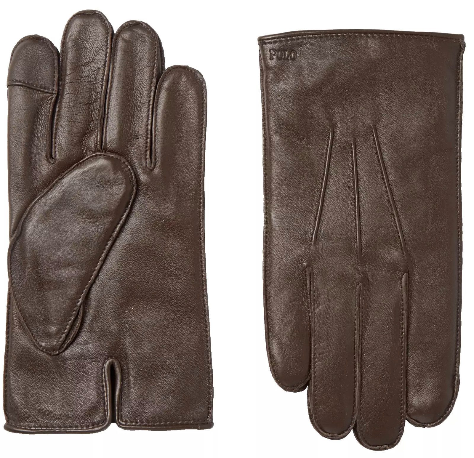 Polo Ralph Lauren Lederhandschuhe Touchscreen-Handschuhe Everyday Gloves aus Schafsleder Smart-Touch-Technologie, einfache Bedienung von Touchscreens