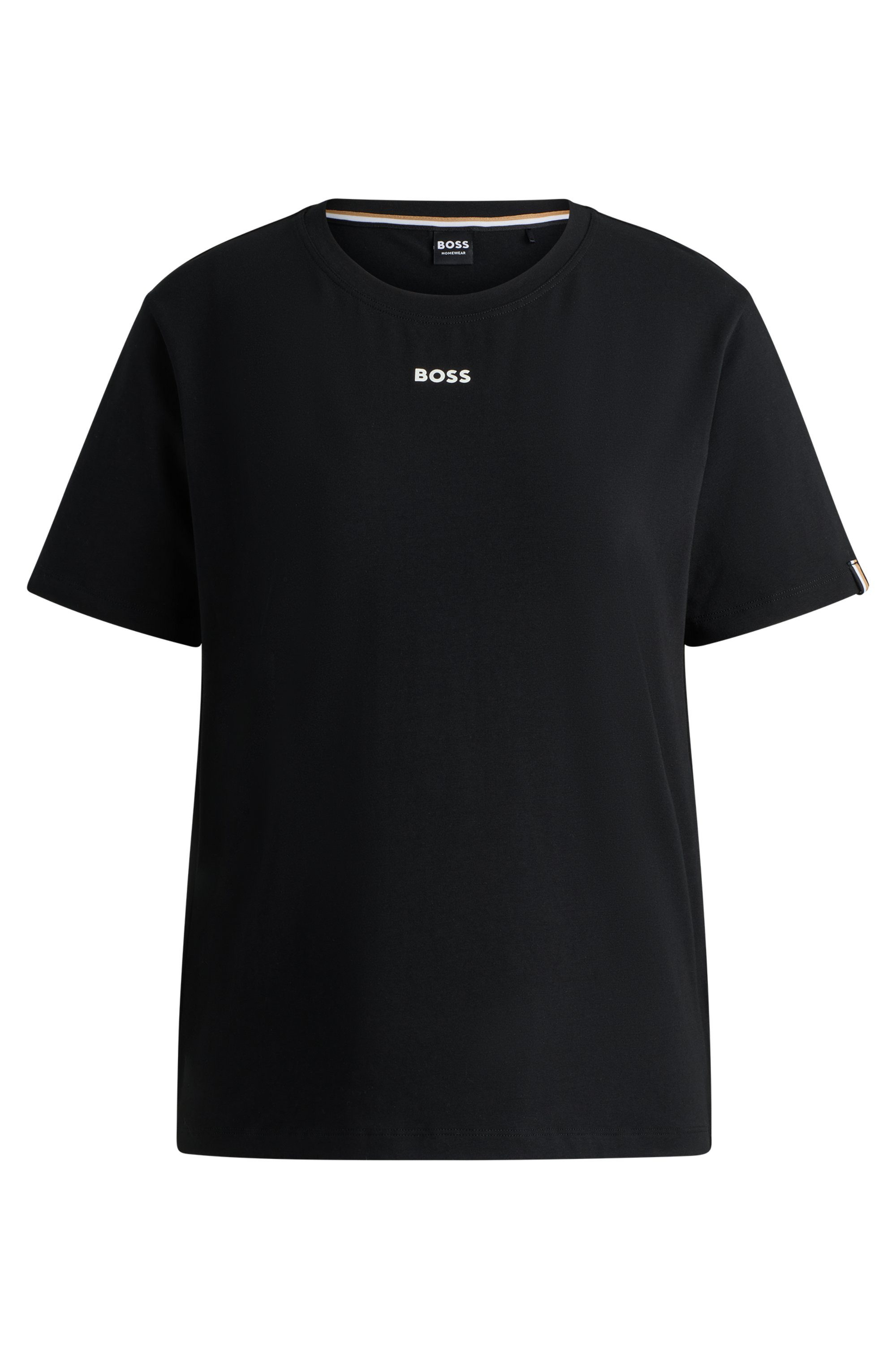 BOSS T-Shirt CI_T-Shirt mit BOSS Logo-Schriftzug & Label