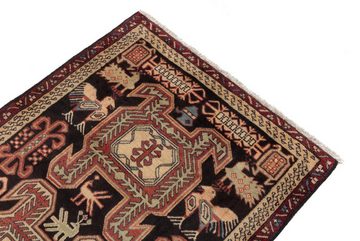 Orientteppich Hamadan 87x130 Handgeknüpfter Orientteppich / Perserteppich, Nain Trading, rechteckig, Höhe: 8 mm