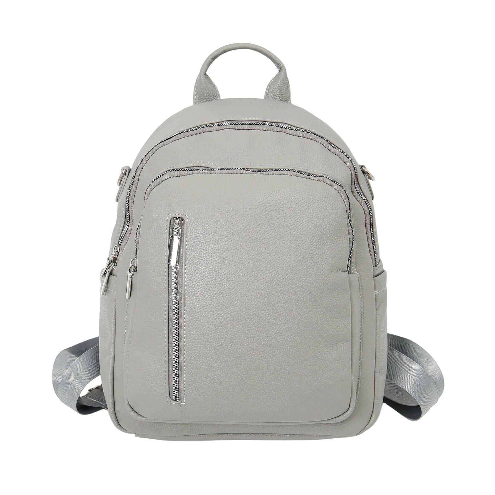 Leoberg Rucksack 316000, Rucksack 2-in-1 unifarben - Tasche Schultertasche Handtasche Rucksack