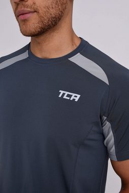 TCA Funktionsunterhemd TCA Herren Sportshirt Kurzarm Quickdry - Dunkelgrau
