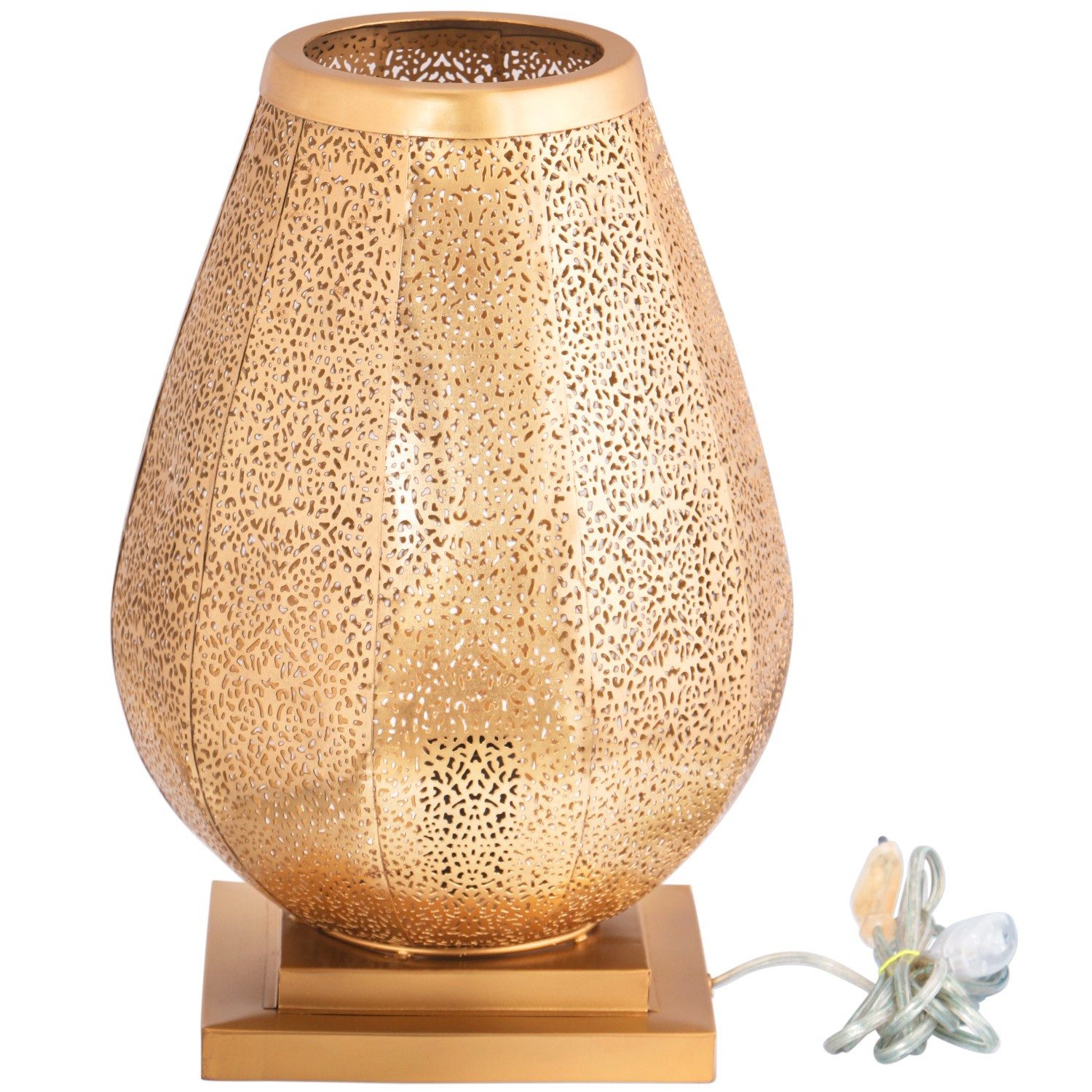 Marrakesch Orient & Mediterran Interior Nachttischlampe Orientalische Lampe Leuchte Nachttischlampe Manal, Handarbeit