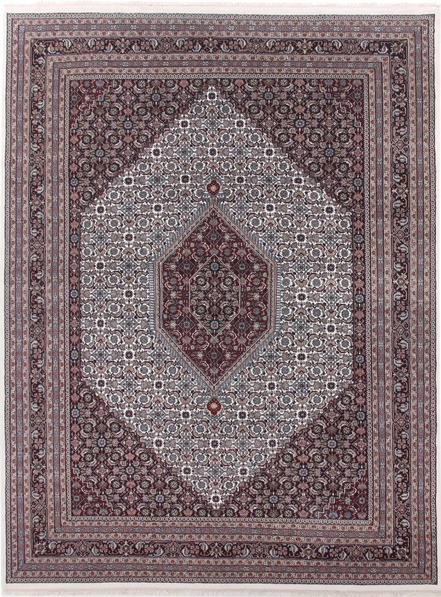 Orientteppich Indo Bidjar Herati 276x369 Handgeknüpfter Orientteppich, Nain Trading, rechteckig, Höhe: 15 mm