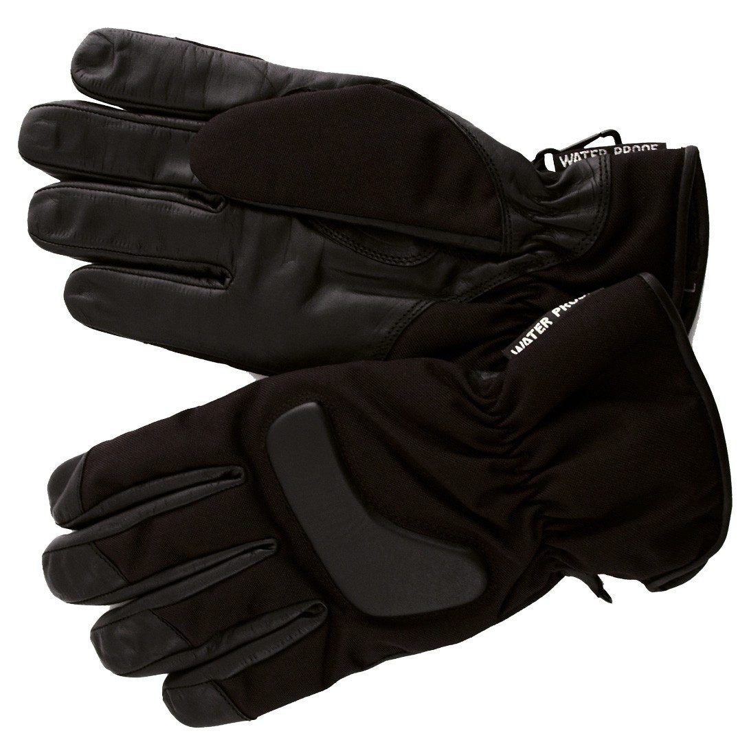 roleff Motorradhandschuhe RO600K Kinder Leder-Textil-Handschuhe – wasserdicht & gefüttert M in klassichem Design