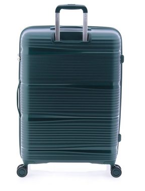 GLADIATOR Hartschalen-Trolley Koffer XL - 76 cm, 4 Rollen, TSA-Schloss, Dehnfalte, Polypropylen, schwarz, blau, grün od beige