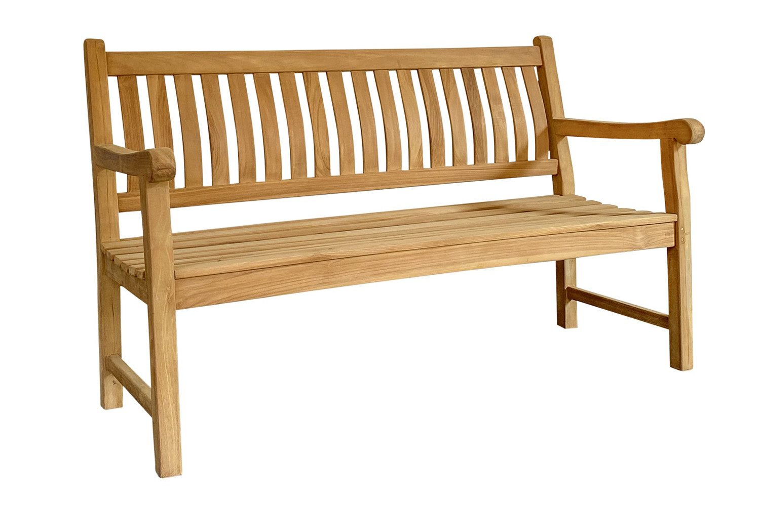 dasmöbelwerk Gartenbank Gartenbank David Sitzbank Holzbank Gartenmöbel 150x80x92cm Teakholz