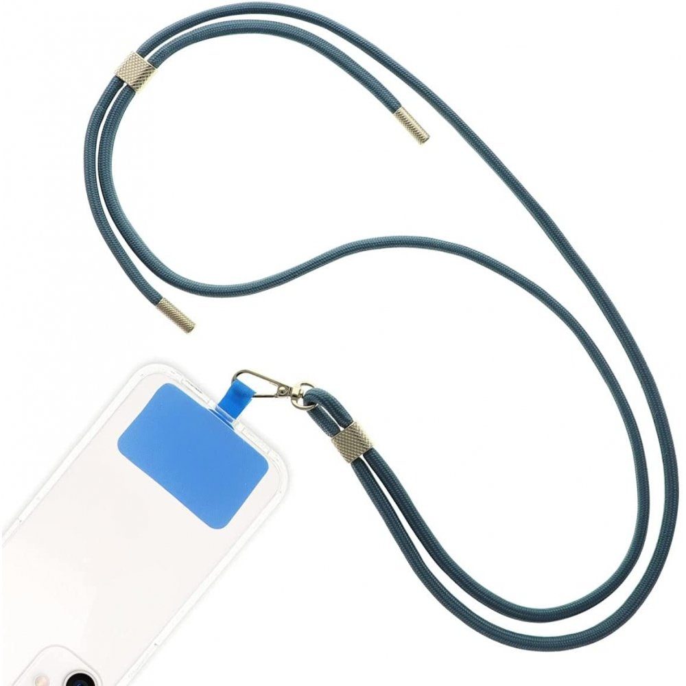 4smarts Handykette Universal Necklace Phone Pad - Handykette - taupe/blau