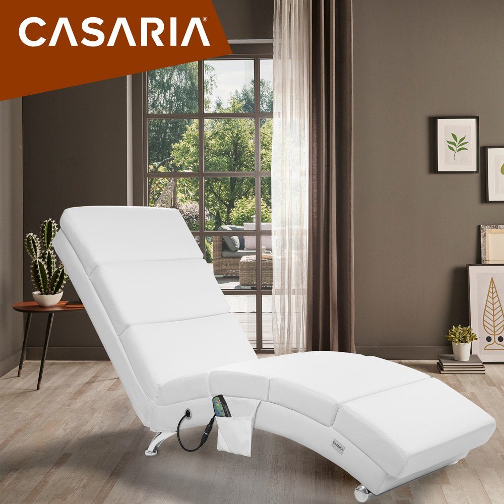 Casaria Relaxliege London Massage, 1 Teile, Massage Heizfunktion 186x89x55c günstig online kaufen