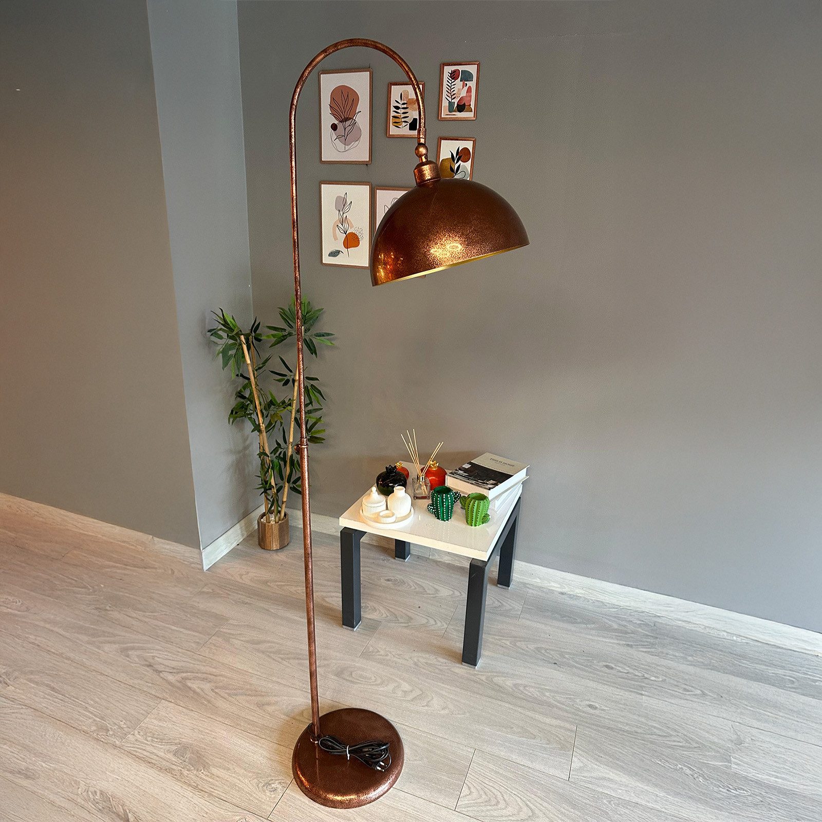 Bamyum Stehlampe Moderne Stehlampe aus Metall mit E27, verstellbarer Lampen günstig online kaufen