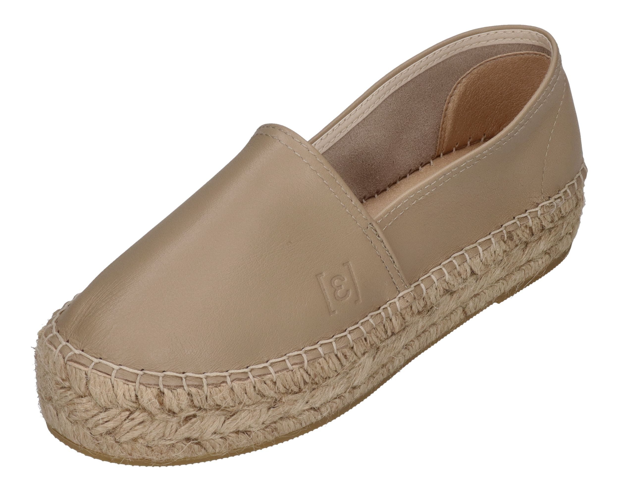 espadrij l´originale CLASSIC CUIR HIGH Espadrille Taupe