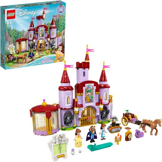 LEGO® Konstruktionsspielsteine »Belles Schloss (43196), LEGO® Disney Princess™«, (505 St), Made in Europe