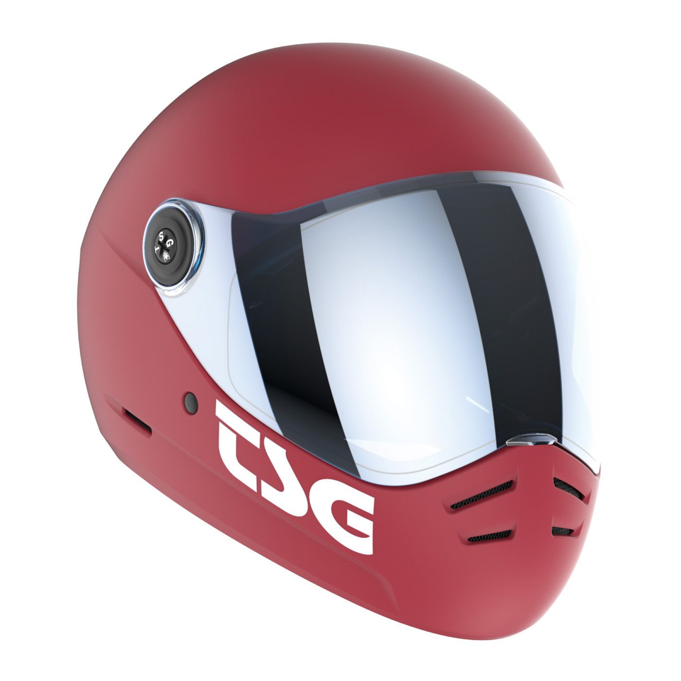 TSG Skatehelm The Pass 2.0, Fullface-Helm für Downhill-Skateboarding