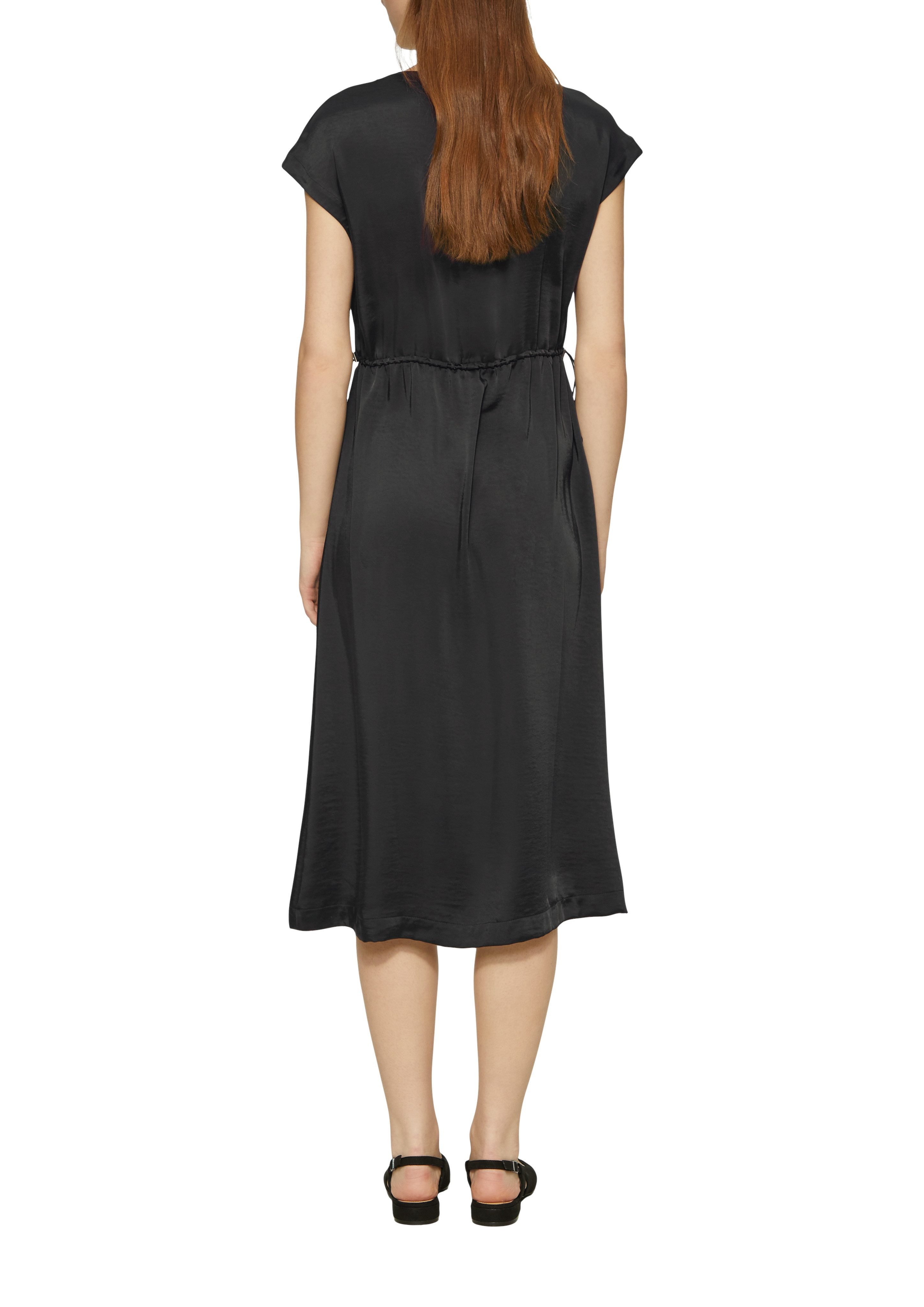 s.Oliver A-Linien-Kleid mit überschnittenen Schultern