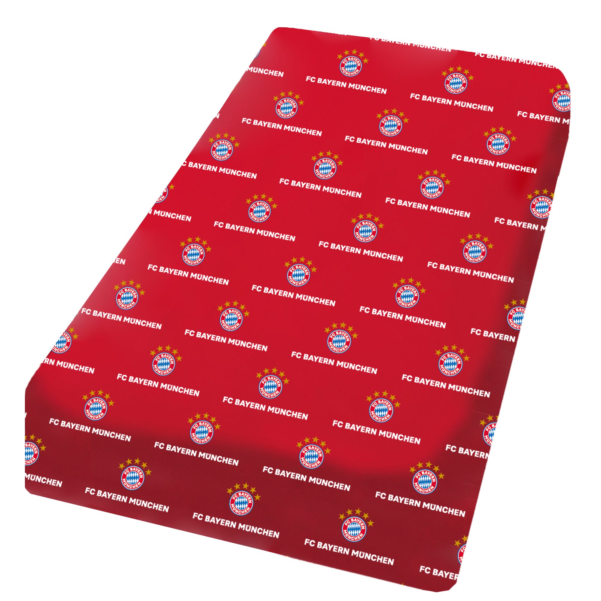 BERONAGE Spannbettlaken FC Bayern München Spannbettlaken Rot 90/100 x 190/2 günstig online kaufen