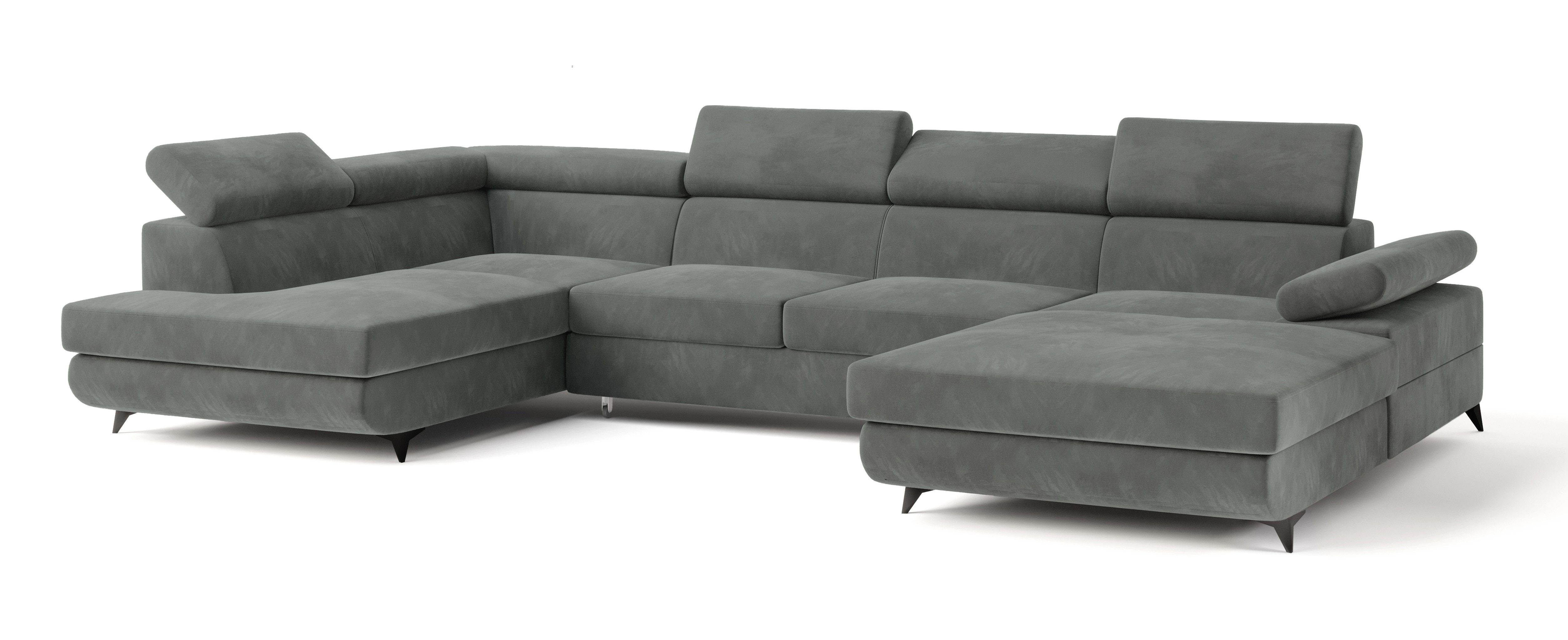 Masseno Ecksofa RUBANO mit Schlaffunktion U-Form, günstig online kaufen