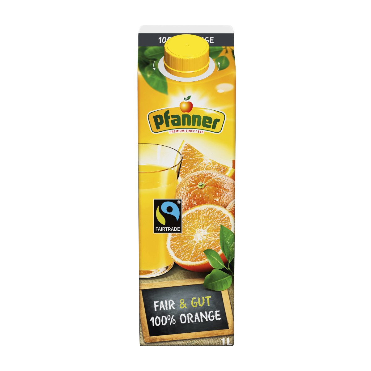 Pfanner Tee, Pfanner Fairtrade Orangensaft aus Orangensaftkonzentrat 1000ml