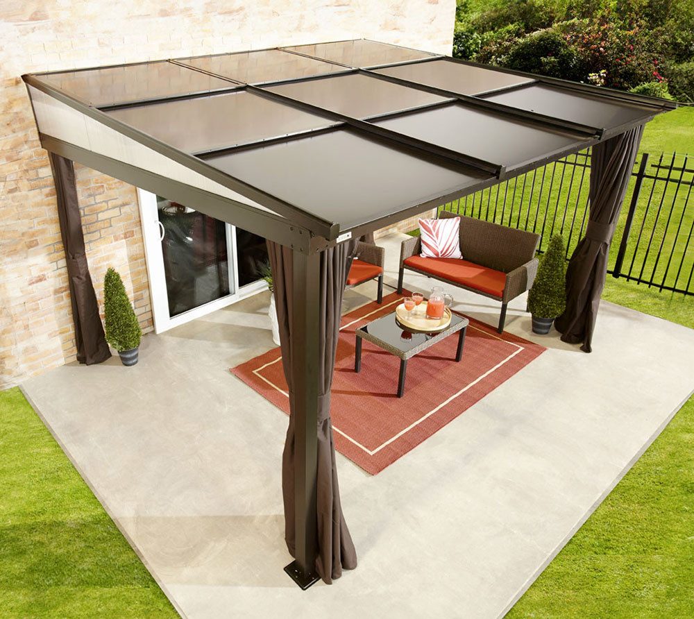 Sojag Terrassendach Budapest 1012, BxT: 364x298 cm, (1-St)