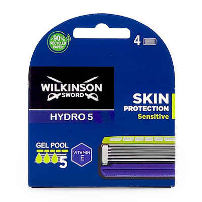 Wilkinson Rasierklingen Wilkinson Hydro 5 Skin Protection Sensitive Rasierklingen, 4er Pack