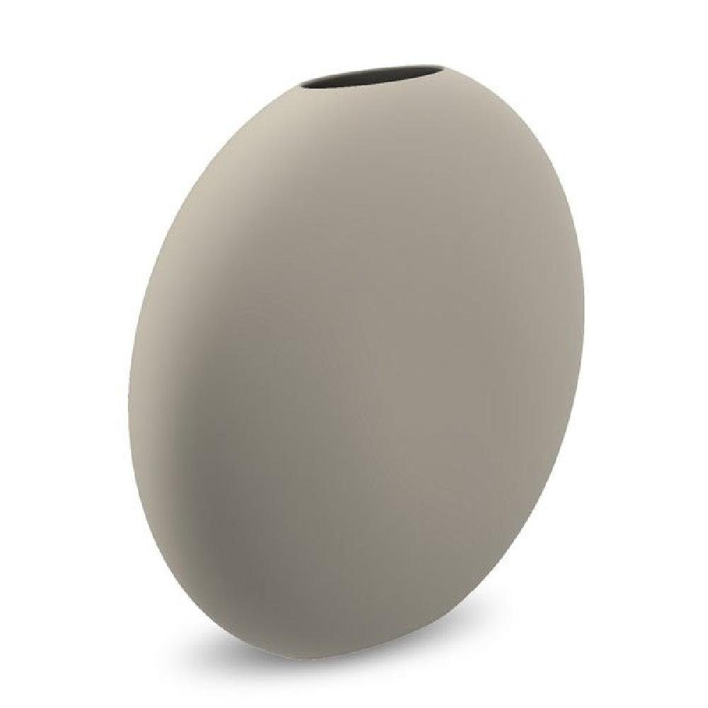 Cooee Design Dekovase Vase Pastille Shell Grau (15cm)