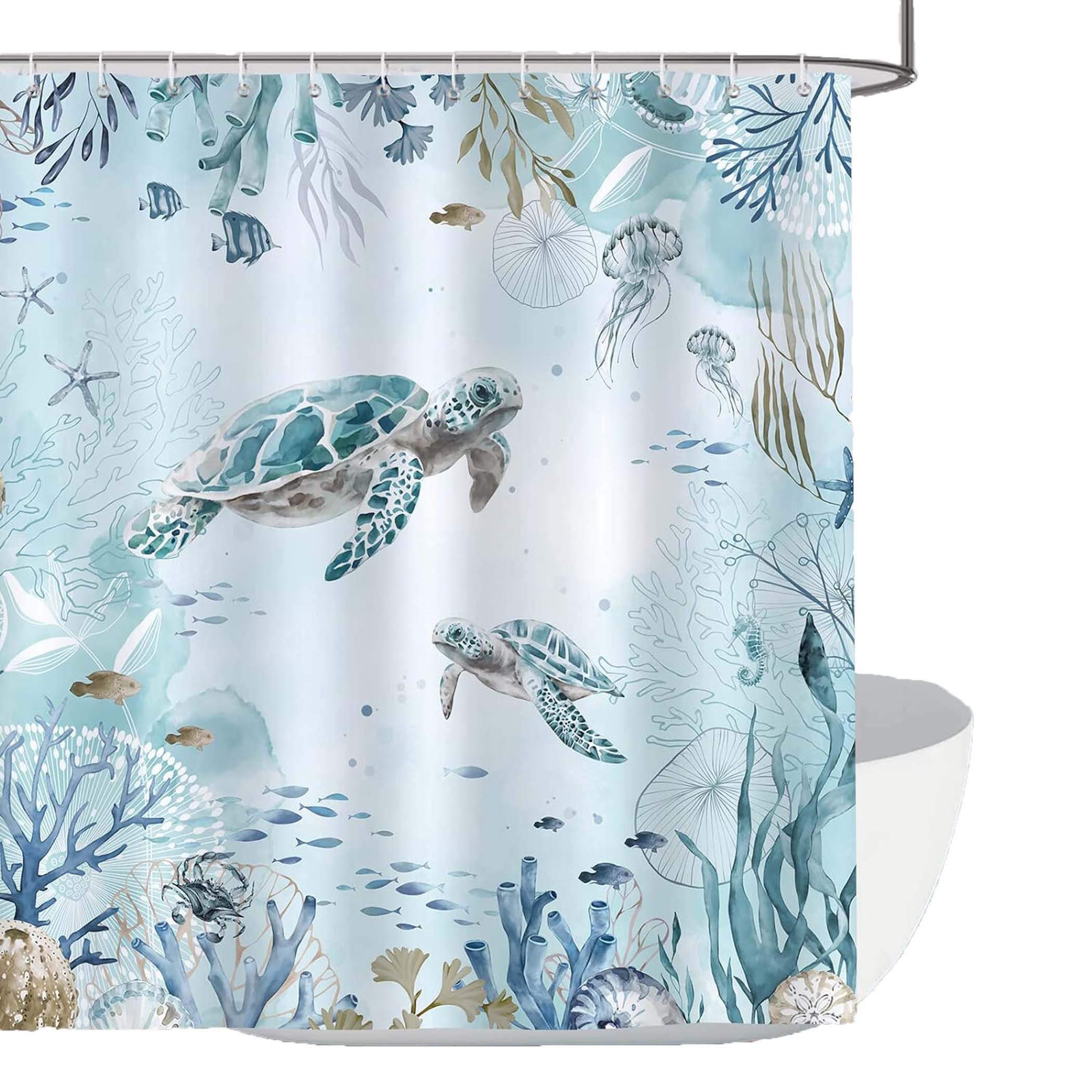 Coonoor Duschvorhang Anti-Schimmel Wasserdicht Polyester Stoff günstig online kaufen