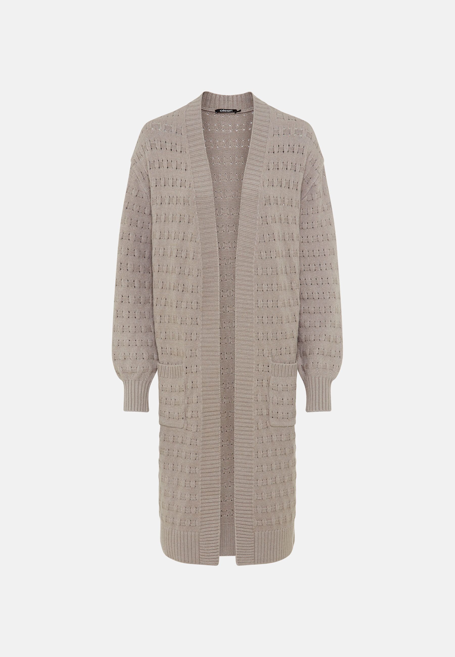 Olsen Cardigan mit Schal-Kragen