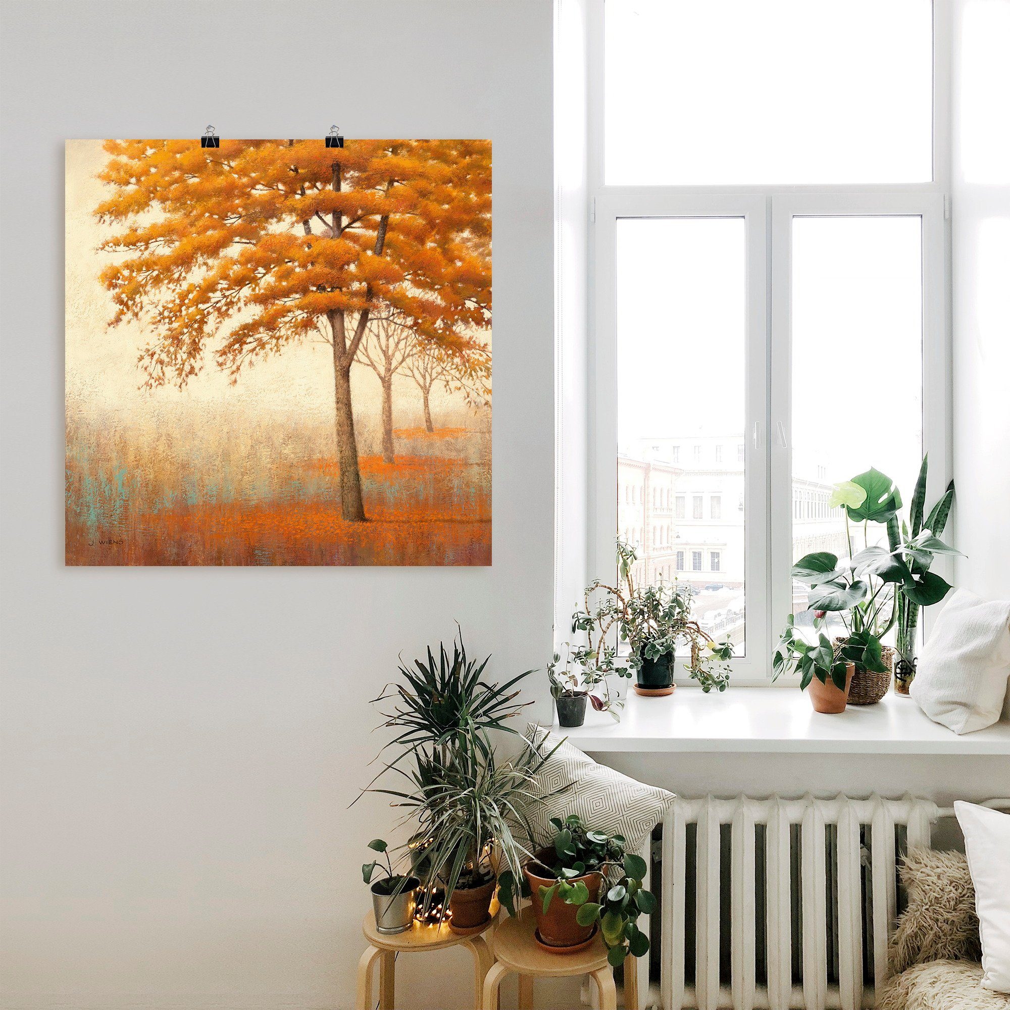 Artland Poster Herbst Baum I, Bäume (1 St), ohne Rahmen