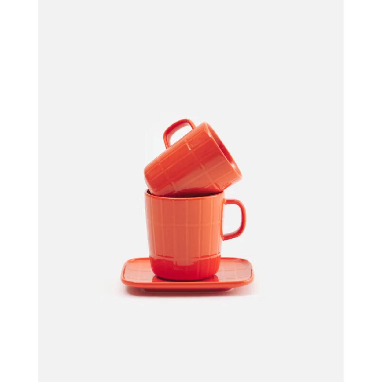 Marimekko Tasse Becher Oiva Tiiliskivi Orange (Klein)