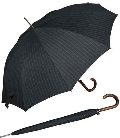 Knirps® Langregenschirm Herrenschirm mit Automatik, groß und stabil, mit robustem Stahlgestell - Men's Prints stripe
