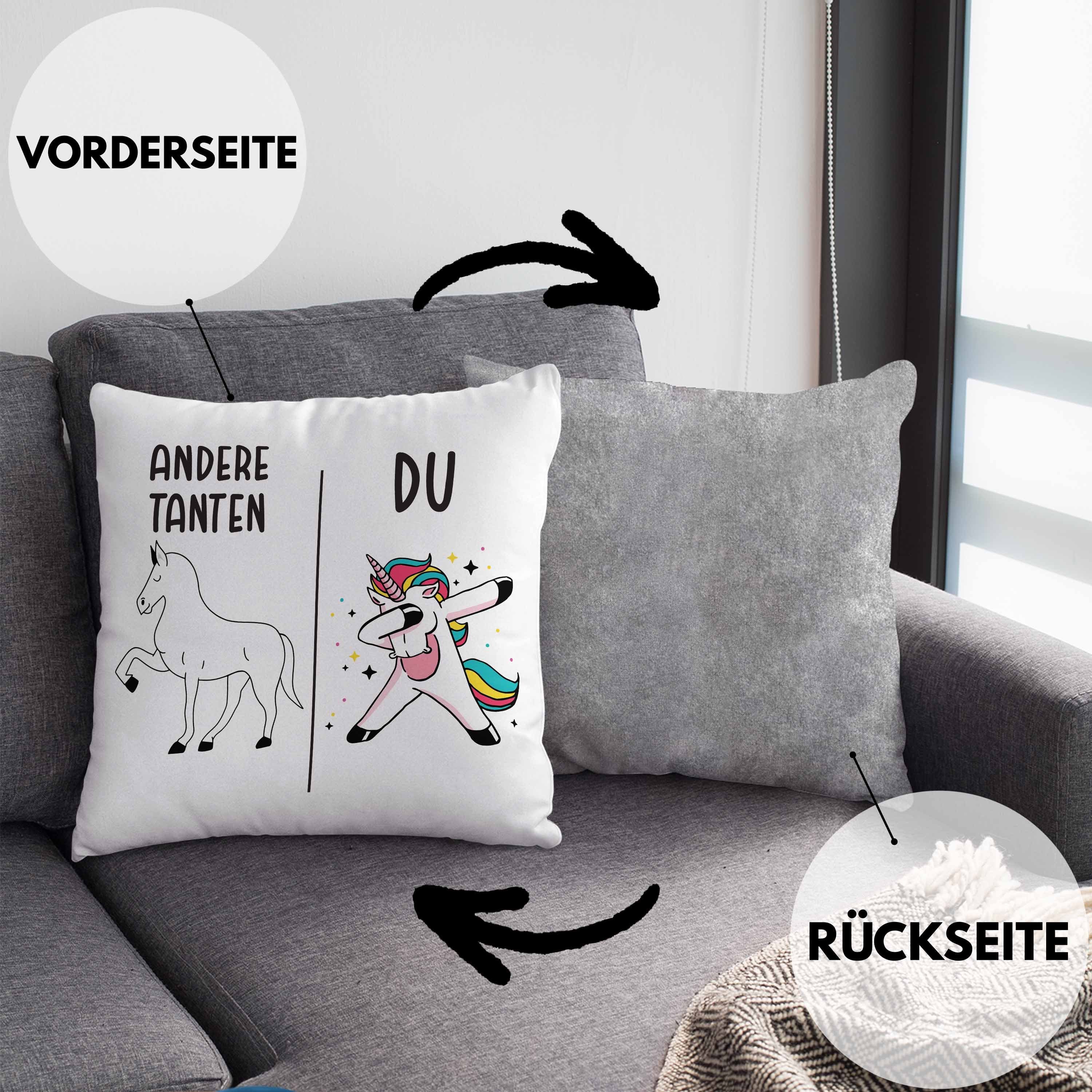 Trendation Zierkissen Trendation - Beste Tante Geschenk Kissen mit Füllung günstig online kaufen