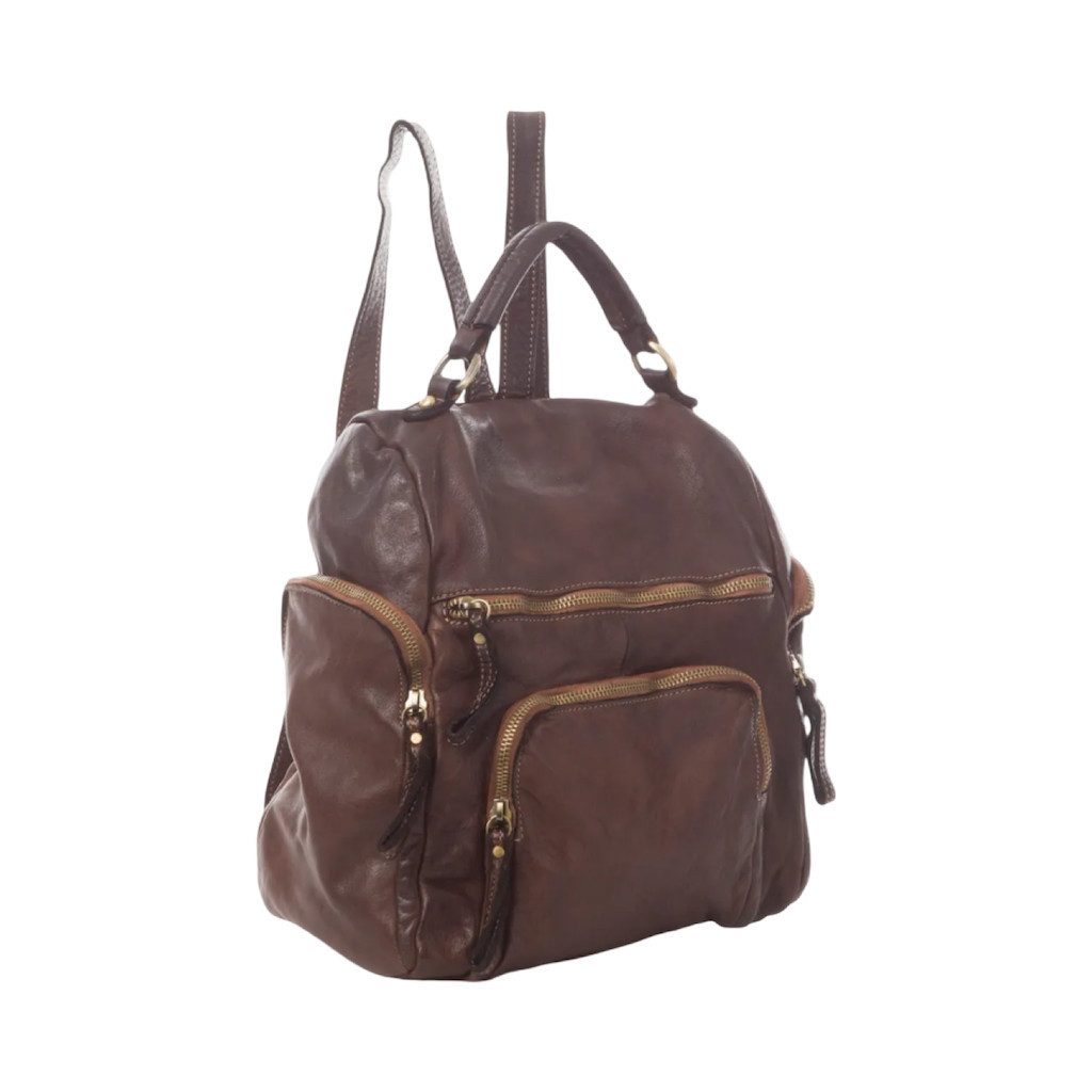 BZNA Rucksack Stella Backpacker Designer Rucksack Damenhandtasche, Echtes Leder