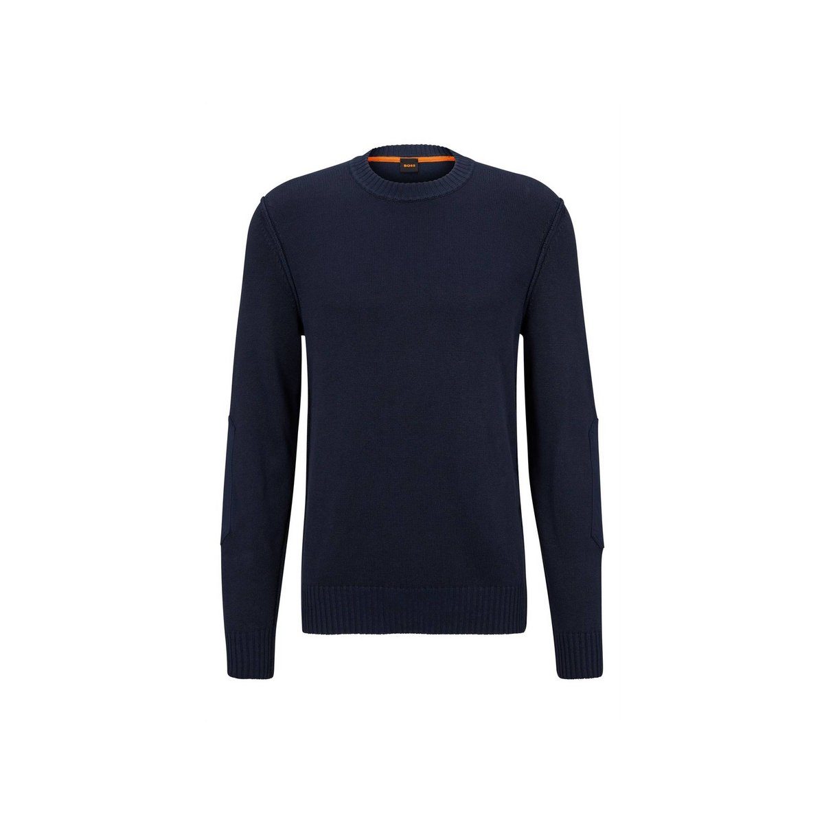 HUGO V-Ausschnitt-Pullover blau regular fit (1-tlg)