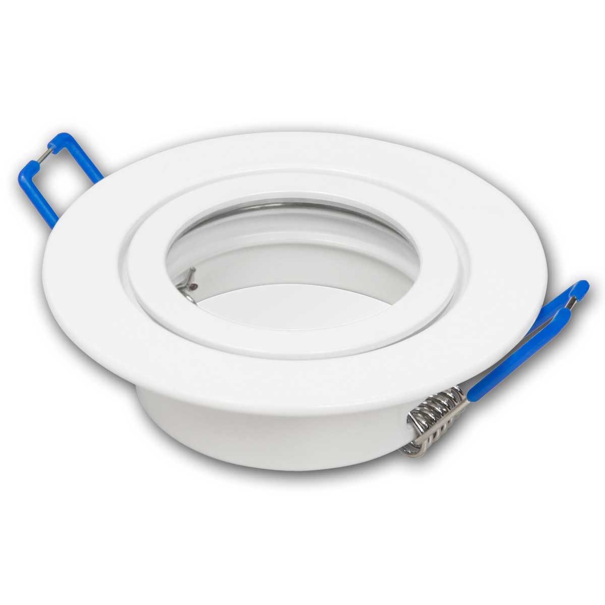 McShine Einbaurahmen Einbaurahmen DL-54, IP44, weiß lackiert rund Ø60mm