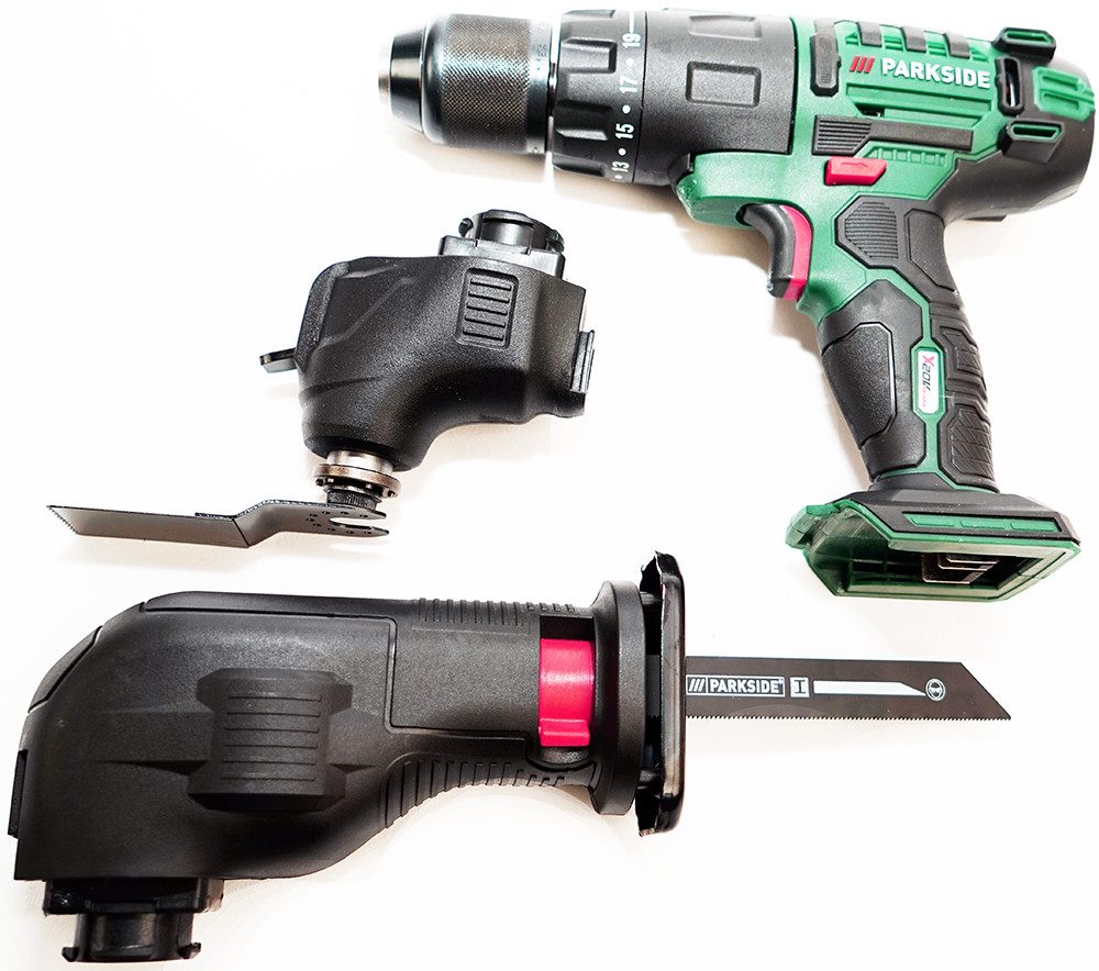 Parkside Akku-Bohrschrauber Kombigerät 3in1 PKGA 20-Li C2, ohne Akku u. Ladegerät, 20 V