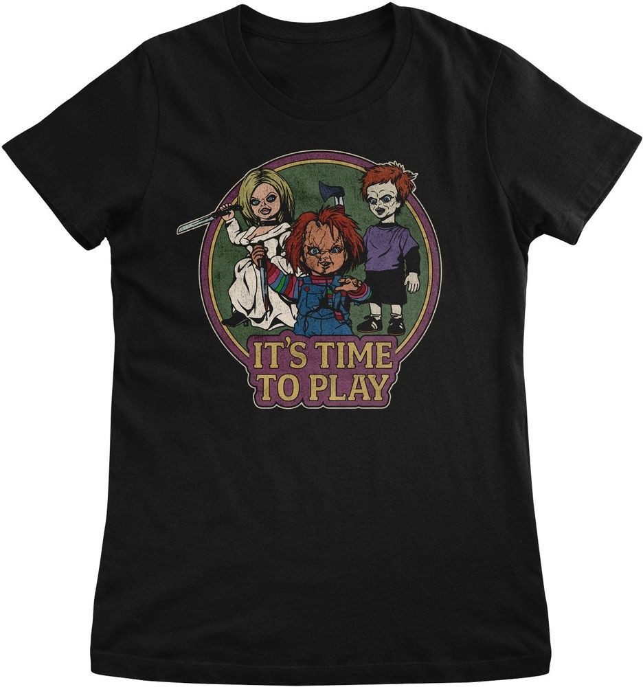 Chucky T-Shirt Chucky - It's Time To Play Girly Tee