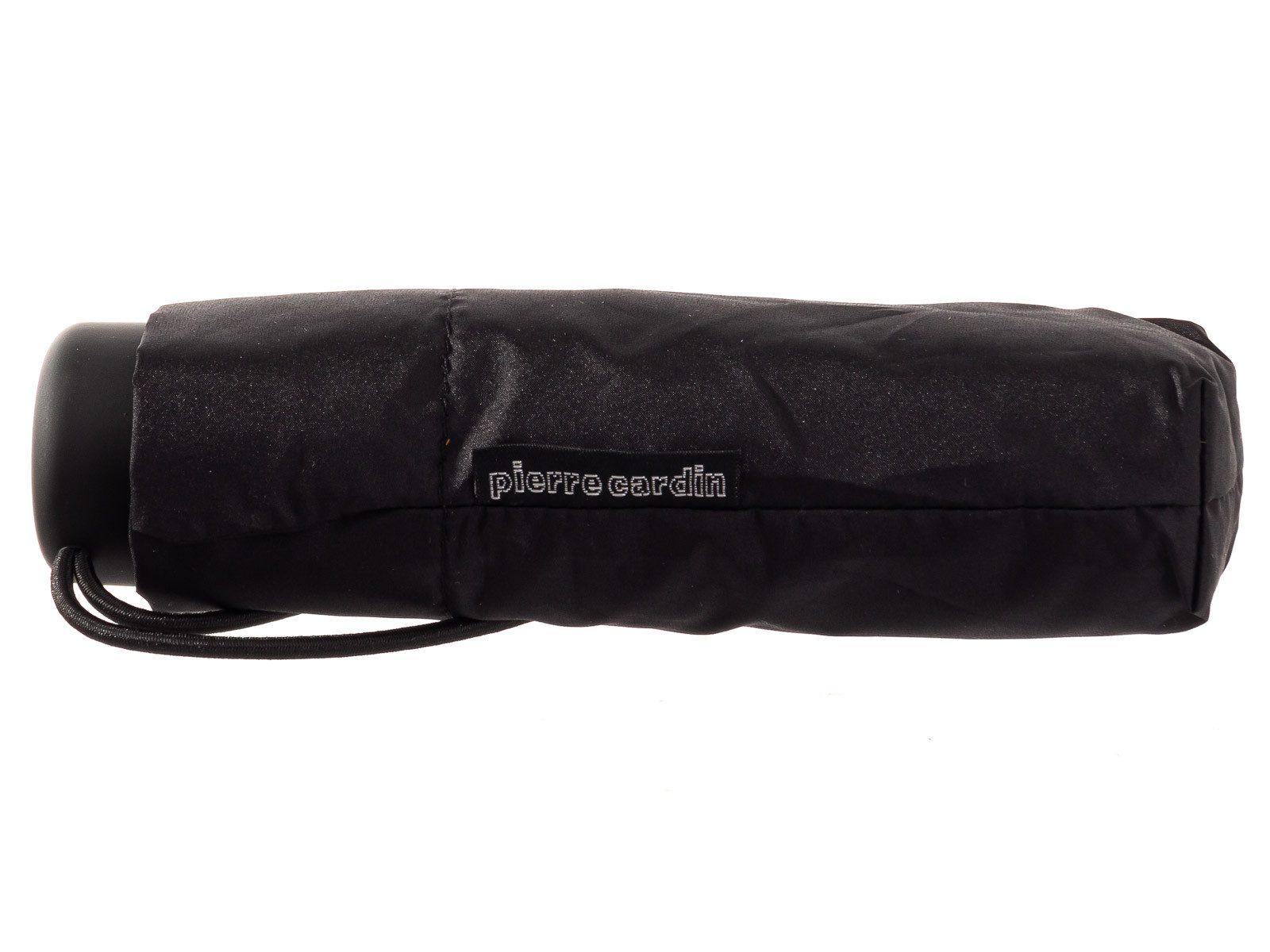 Pierre Cardin Taschenregenschirm NOIRE Taschenschirm mit Schirmhülle, schwarz, leicht