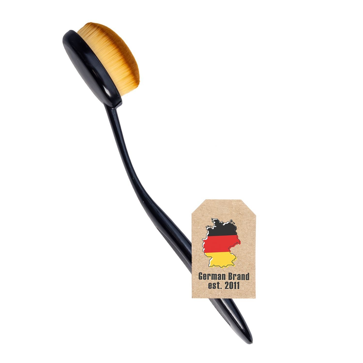 Intirilife Kosmetikpinsel-Set, 1 tlg., Make Up Pinsel Oval in Größe 4 - Pinsel Durchmesser 2 cm