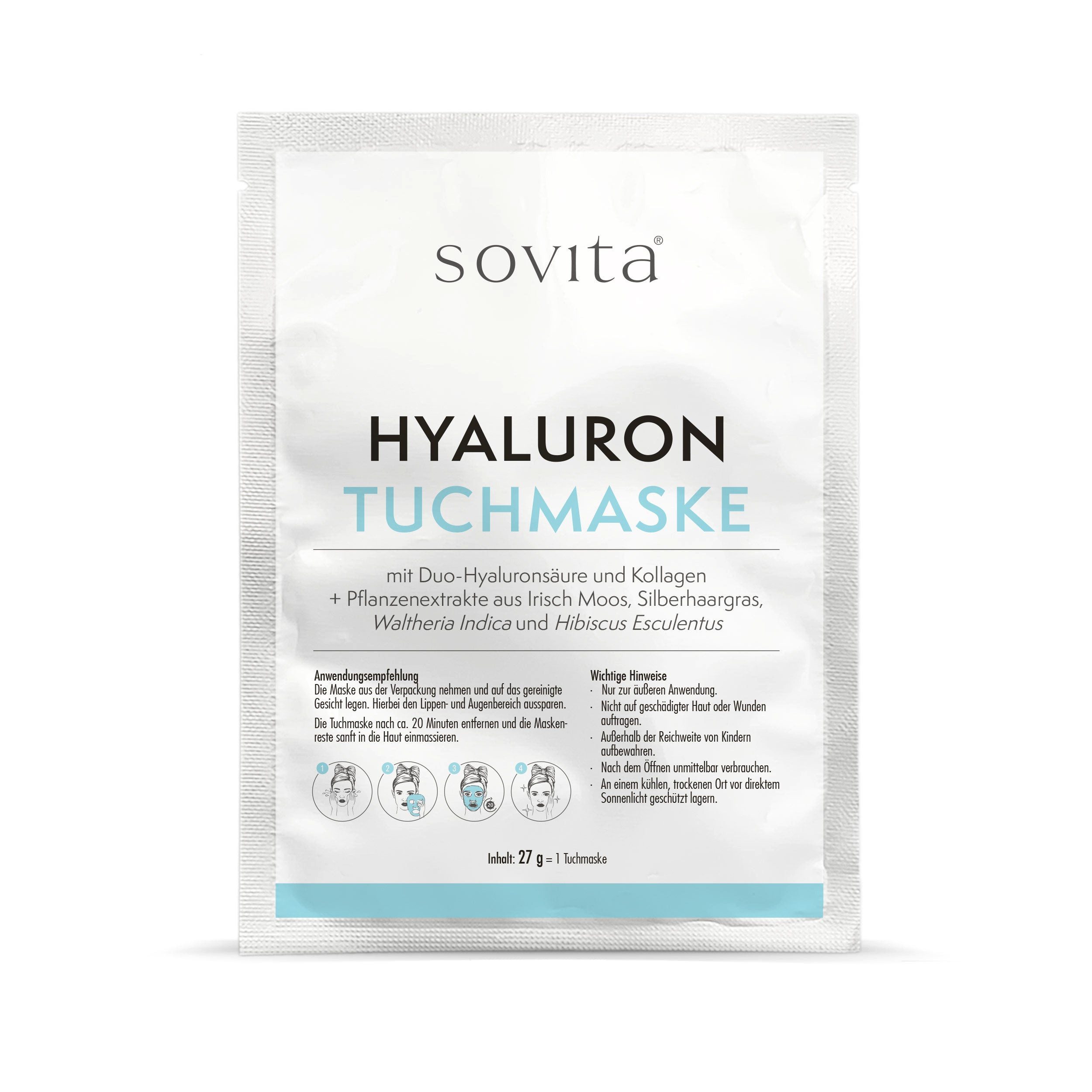 Ascopharm sovita Hyaluron Tuchmaske Tuchmaske